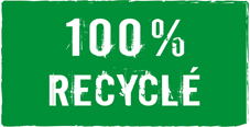 100% Recycl&eacute;