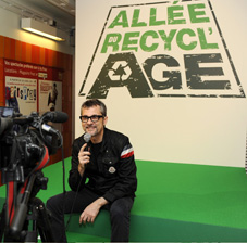 Inauguration alle du recyclage